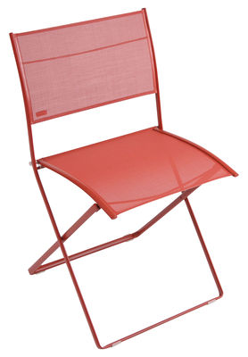 Fermob Plein Air Foldable chair - Fabric. Poppy red