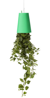 Boskke Sky Planter - Polypropylene Small - H 13 cm / Upside down planter. Green