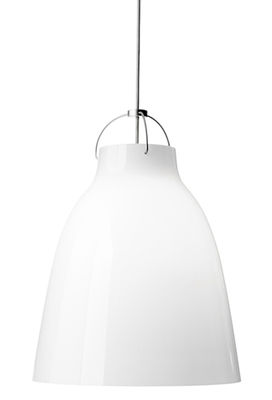 Lightyears Caravaggio Medium Pendant. Translucent white