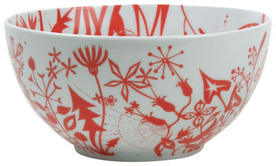 Authentics Table Stories - Spider Salade bowl - Ø 27 cm. Red