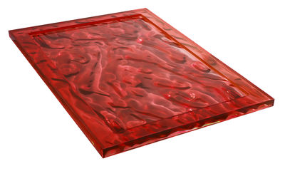Kartell Dune Tray - 55 x 38 cm. Red
