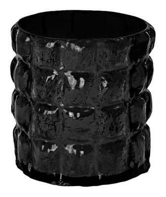 Kartell Matelasse Vase - / Basket / Ice buket. Opaque black