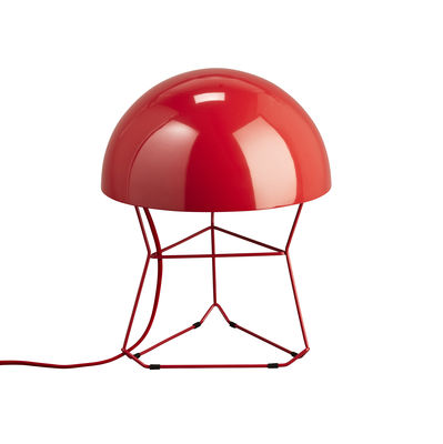 Forestier Dom Table lamp - Small - H 34 cm. Red