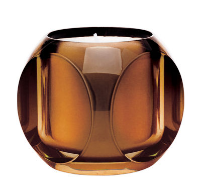 Kartell Fragrances Dice Perfumed candle - H 7,5 cm - 40 hours. Amber