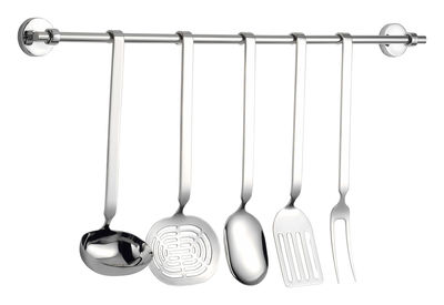 Serafino Zani Cinque Stelle Kitchenware set - 5 pieces. Glossy metal