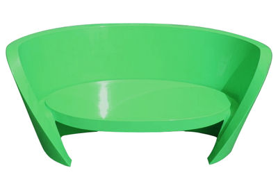 Slide Rap Sofa - Lacquered version. Laquered green