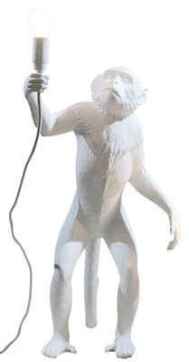 Seletti Monkey Standing Table lamp - H 54 cm. White