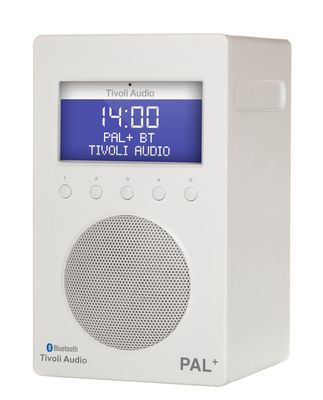 Tivoli Audio PAL + BT Radio - Portable - Bluetooth. White
