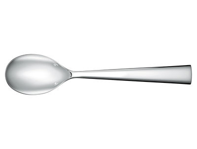 Christofle Vertigo Soup spoon - By Andrée Putman. Glossy metal