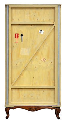 Seletti Export Como Wardrobe - L 100 cm x H 202,5 cm. Dark wood,Light wood