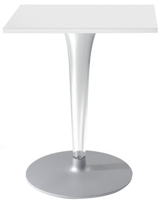 Kartell Top Top - Contract outdoor Table - Square table top. White
