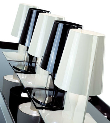 Kartell Take Table lamp. Opaque white