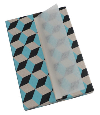 Napkiss Les Géométriques N°1 Paper towel. Blue,Black