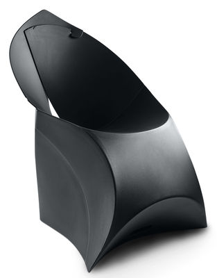 Flux Chair Folding armchair - Polypropylene. Black