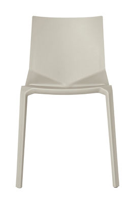Kristalia Plana Stackable chair - Plastic. Beige