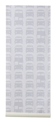 Ferm Living Rush Hour Wallpaper - 1 panel. Grey,Light grey