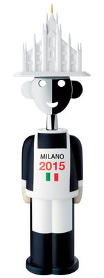 Alessi Alessandro M. - Duomo di Milano Bottle opener. White,Black,Metal