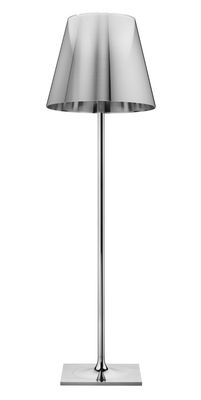 Flos K Tribe F3 Floor lamp - H 183 cm. Metallic silver