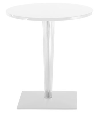 Kartell TopTop - Dr. YES Table - Round table top Ø 60 cm. White