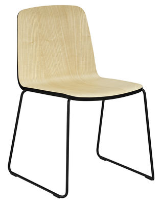 Normann Copenhagen Just Stackable chair - Wood. Black,Ash