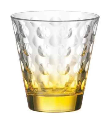 Leonardo Optic Long drink glass. Yellow