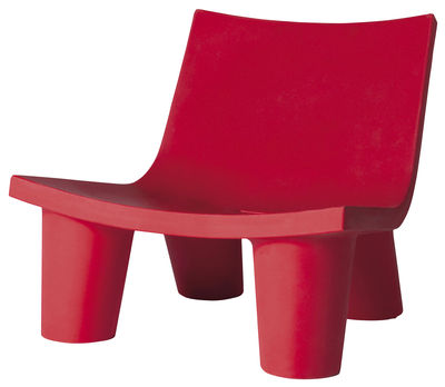 Slide Low Lita Low armchair. Red