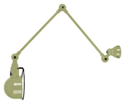 Jieldé Signal Wall light - 2 arms - L max 60 cm. Glossy khaki