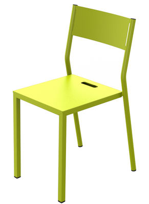 Matière Grise Take Stackable chair - Metal. Aniseed green