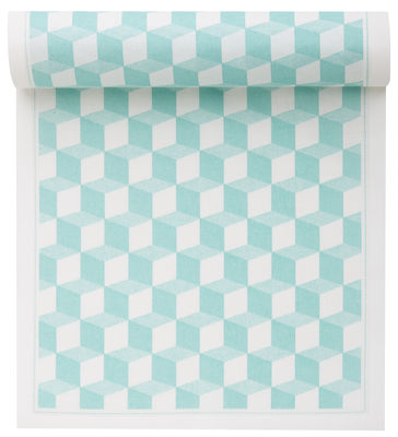 MYdrap Cube Napkin - Roll of 12 napkins - precut. Aquamarine