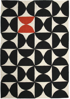 Sentou Edition Alpha Rug - Kilim / 200 x 300 cm. White,Red,Black