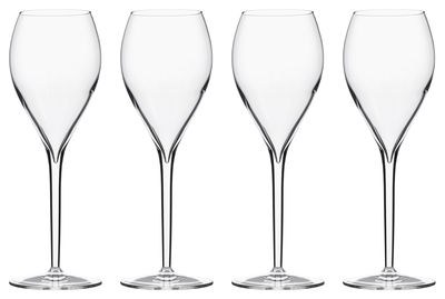 Italesse Privé Grand Cru Champagne glass - Sparking wine and Champagne glasses 33 cl. Transparent