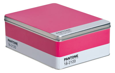 Seletti Pantone Box - Metal box - H 11 cm. Fuchsia 18-2120