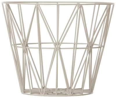 Ferm Living Wire Medium Basket. Grey