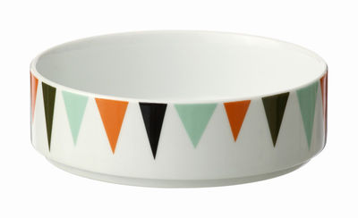 Ferm Living Small dish. White,Multicoulered