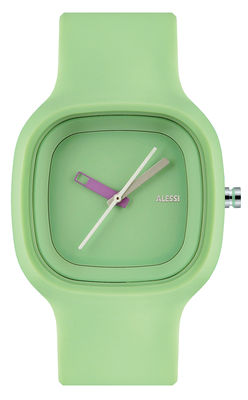 Alessi Watches Kaj Watch - One colour version. Mint green