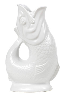 Gluggle - Pop Corn Poisson Vase - / Vase - 1870 model. White