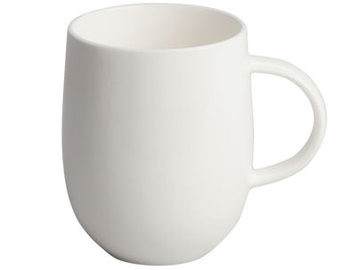 A di Alessi All-time Mug - time - Mug in bone china. White