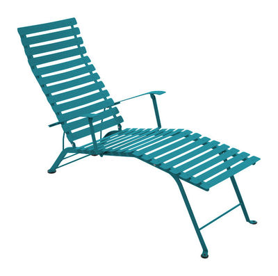 Fermob Bistro Reclining chair. Turquoise