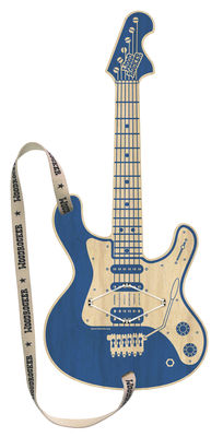 Pa Design Woodrocker Kid guitar - Without rope. Blue,Natural wood