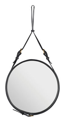 Gubi - Adnet Adnet Mirror - Ø 58 cm. Black