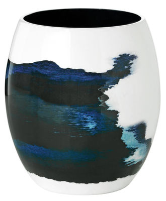 Stelton Stockholm Aquatic Vase - Ø 13 x H 17 cm. White,Blue