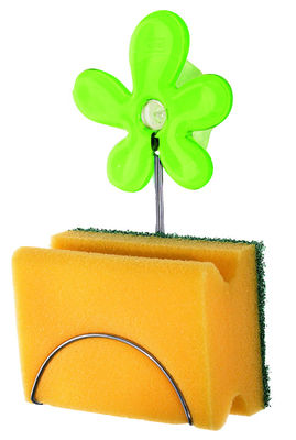 Koziol A-Pril Sponge holder. Transparent green
