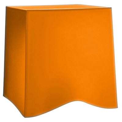 Koziol Briq Stackable stool. Orange