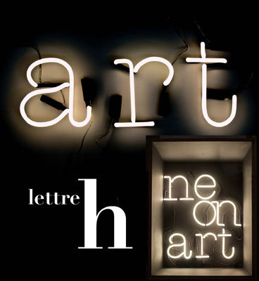 Seletti Neon Art Wall light - Letter H. White