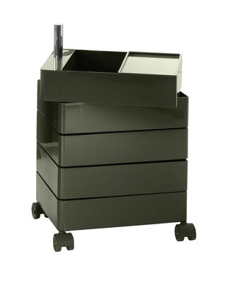 Magis 360° Mobile container - 5 drawers. Green