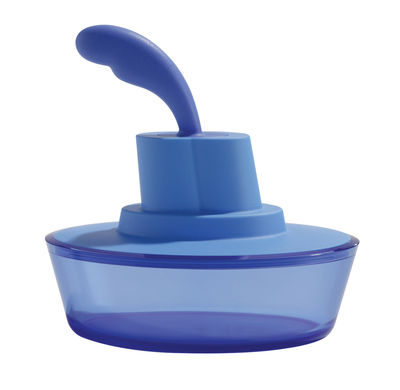 A di Alessi Ship Shape Butter dish - With butter knife. Blue