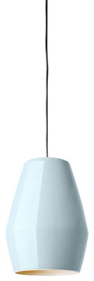 Northern Lighting Bell Pendant. Light blue