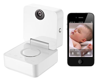 Withings Smart Baby Monitor Babyphone - / Video Baby Monitor iPhone connection. White
