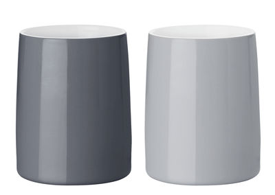 Stelton Emma Cup - Set of 2 / Thermo. Light grey,Dark grey