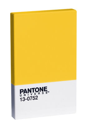 ROOM COPENHAGEN Pantone Universe™ Cards holder. White,Lemon yellow